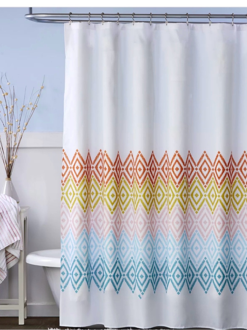 The Big One® Palmas Geo Shower Curtain